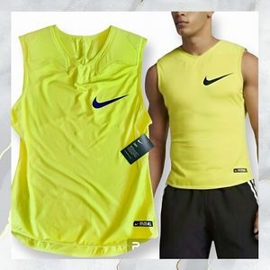 NWT! NIKE Vapor Speed Padded Football Shirt ELECTROLIME Men’s Size XL